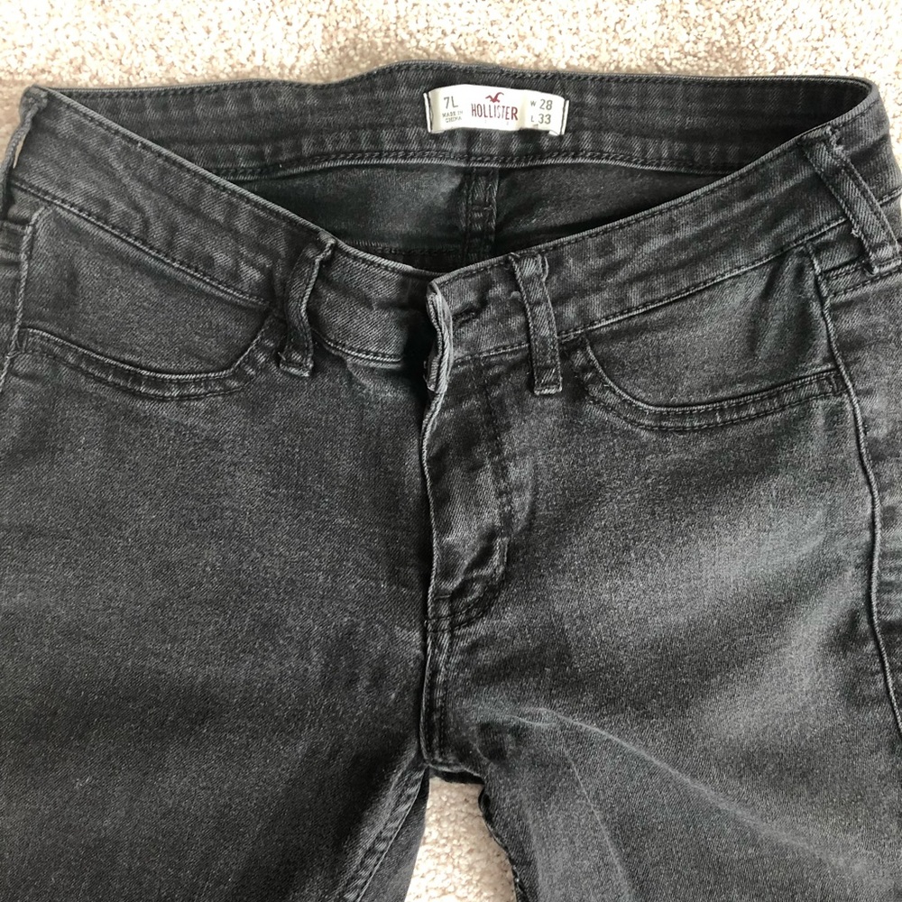 Hollister Skinny jeans dark charcoal